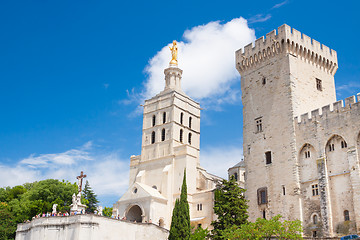 Image showing Papal Palace, Avignon, Provence, France, Europe