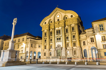 Image showing Ursuline Church, Congress Square, Ljubljana, Slovenia.