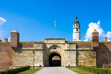 Image showing Kalemegdan Fortress in Belgrade, capital of Serbia.