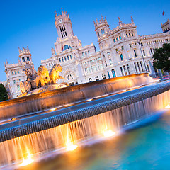 Image showing Plaza de Cibeles, Madrid, Spain.