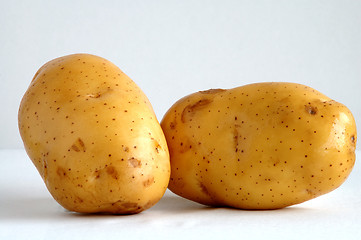 Image showing Two potatoes