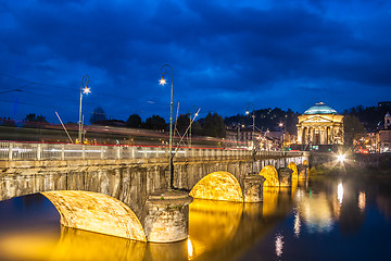 Image showing Panorama of Turin, Italy.