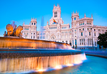 Image showing Plaza de Cibeles, Madrid, Spain.