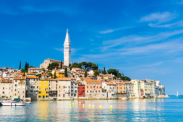 Image showing Coastal town of Rovinj, Istria, Croatia.