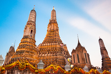 Image showing Wat Arun Temple in Bangkok, Thailand.