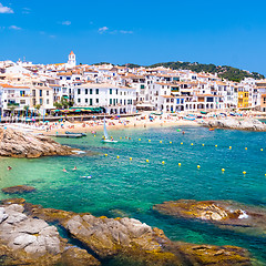 Image showing Calella de Palafrugell, Costa Brava, Catalonia, Spain.