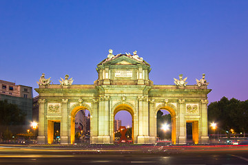 Image showing Puerta de Alcala, Madrid, Spain