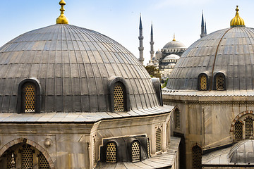 Image showing Blue ( Sultan Ahmed ) Mosque, Istanbul, Turkey