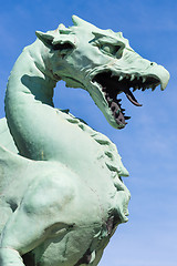 Image showing Dragon bridge, Ljubljana, Slovenia.