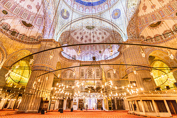 Image showing Sultanahmet blue Mosque in Istanbul, Turkey