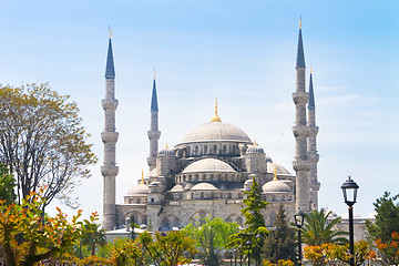 Image showing Blue ( Sultan Ahmed ) Mosque, Istanbul, Turkey