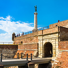 Image showing Statue of the Victor Stefan, Belgrade, Serbia.