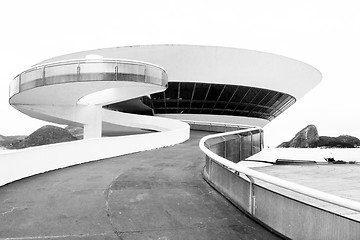 Image showing Niteroi Contemporary Art Museum, Rio de Janeiro, Brasil.