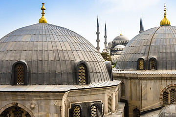 Image showing Blue ( Sultan Ahmed ) Mosque, Istanbul, Turkey