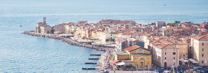 Image showing Picturesque old town Piran - Slovenia.