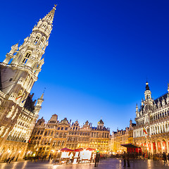Image showing Grote Markt, Brussels, Belgium, Europe.