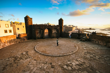 Image showing Panoramic view of Essaouira, Morocco, north Africa.