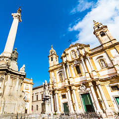 Image showing Church of Saint Dominic, Palermo, Italy. 