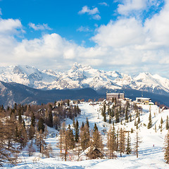 Image showing Vogel, Alps, Slovenia, Europe.