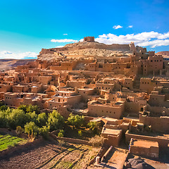 Image showing Ancient city of Ait Benhaddou in Morocco