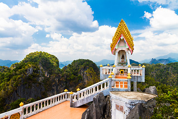 Image showing Footprint of the Buddha tample - Krabi Tiger Cave - Wat Tham Sua