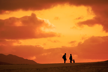 Image showing Family trip in the desert