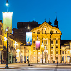 Image showing Ursuline Church, Congress Square, Ljubljana, Slovenia.