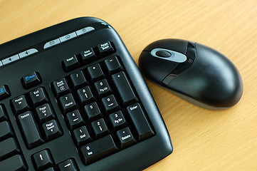 Image showing Wireless keyboard and mouse