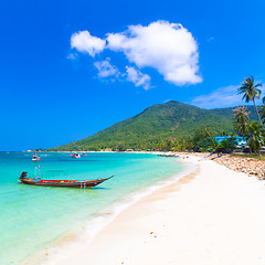 Image showing Koh Phangan , Phangan Tropical Island, paradise of Thailand.