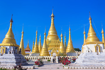 Image showing Buddhist temple, Pindaya, Burma, Myanmar.