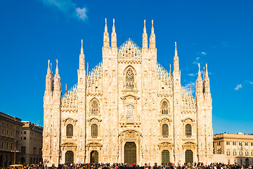 Image showing Milan Cathedral from the Square