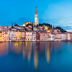 Image showing Coastal town of Rovinj, Istria, Croatia.