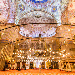 Image showing Sultanahmet blue Mosque in Istanbul, Turkey