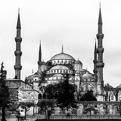 Image showing Blue ( Sultan Ahmed ) Mosque, Istanbul, Turkey