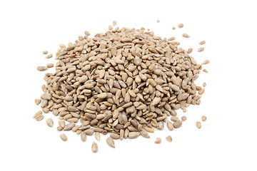 Image showing Hulled sunflower seeds