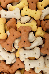 Image showing Mixed dog biscuits 