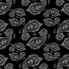 Image showing Seamless Paisley background.