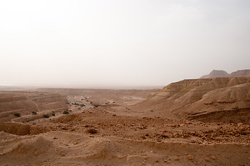 Image showing Arava desert in Israel - hiking and adventure