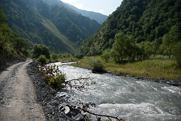 Image showing Mountain river