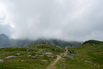 Image showing Hiking in Alps