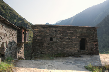 Image showing Shatili town castle