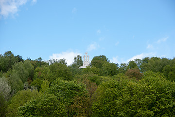 Image showing Three crosses in Vilnius