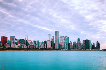 Image showing Chicago downtown cityscape