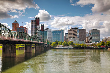 Image showing Downtown Portland cityscape