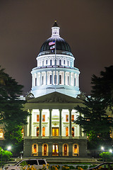 Image showing California state capitol building in Sacramento