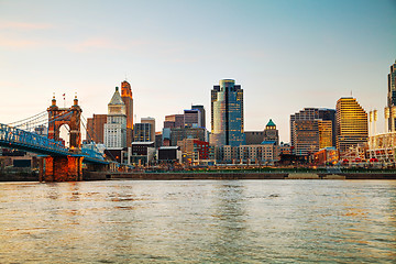 Image showing Cincinnati downtown overview