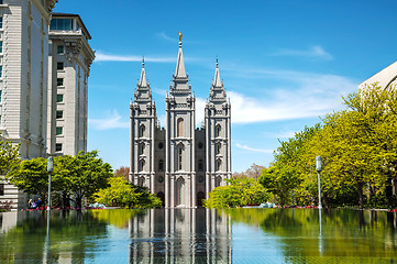 Image showing Mormons Temple in Salt Lake City, UT