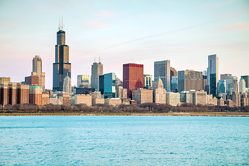 Image showing Chicago downtown cityscape