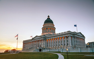 Image showing Utah state capitol building in Salt Lake City
