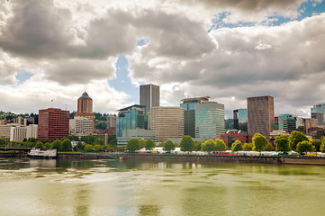 Image showing Downtown Portland cityscape